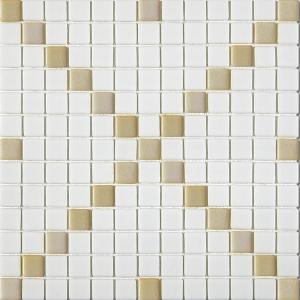 Alttoglass Mosaïque Titanio Blanca Caramelo