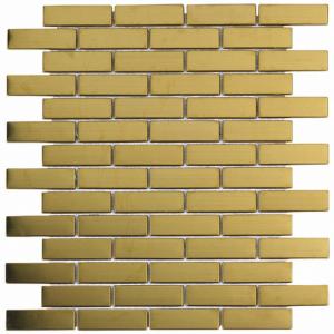 Aparici Mosaic Brick Gold