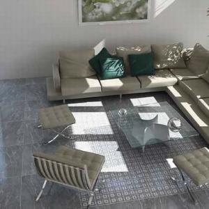 Carrelage interieur en grès cérame Emigres Bardiglio gris