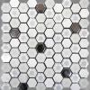 hexagon_mosaic_tiles _blanco