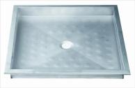 Stainless steel shower tray 700x700 13054