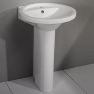 Reflex wash basin 55 cm w fixing kit