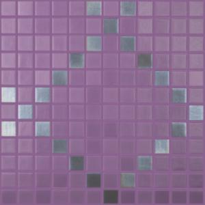 Vidrepur Mosaïque Malva Rombo 25X25