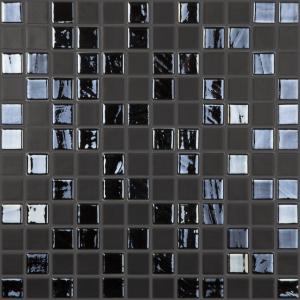 Vidrepur Mosaïque Negro Mezcla 25X25