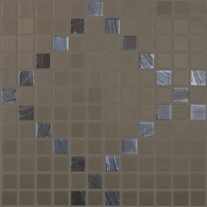 Vidrepur Mosaïque Antracita Rombo 25X25