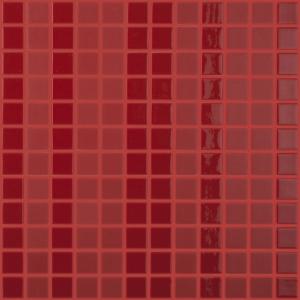 Vidrepur Mosaïque Rojo Cortina 25X25