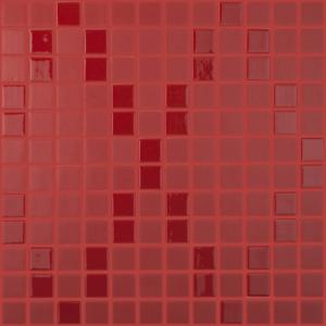 Vidrepur Mosaïque Rojo Geometria 25X25